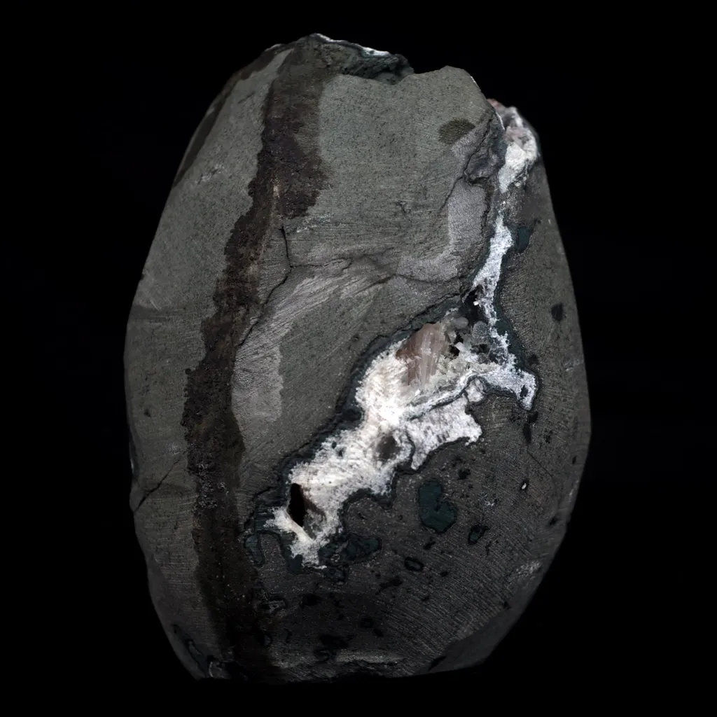 Heulandite Crysal Inside Chalcedondy Vug Natural Mineral Specimen - image 6