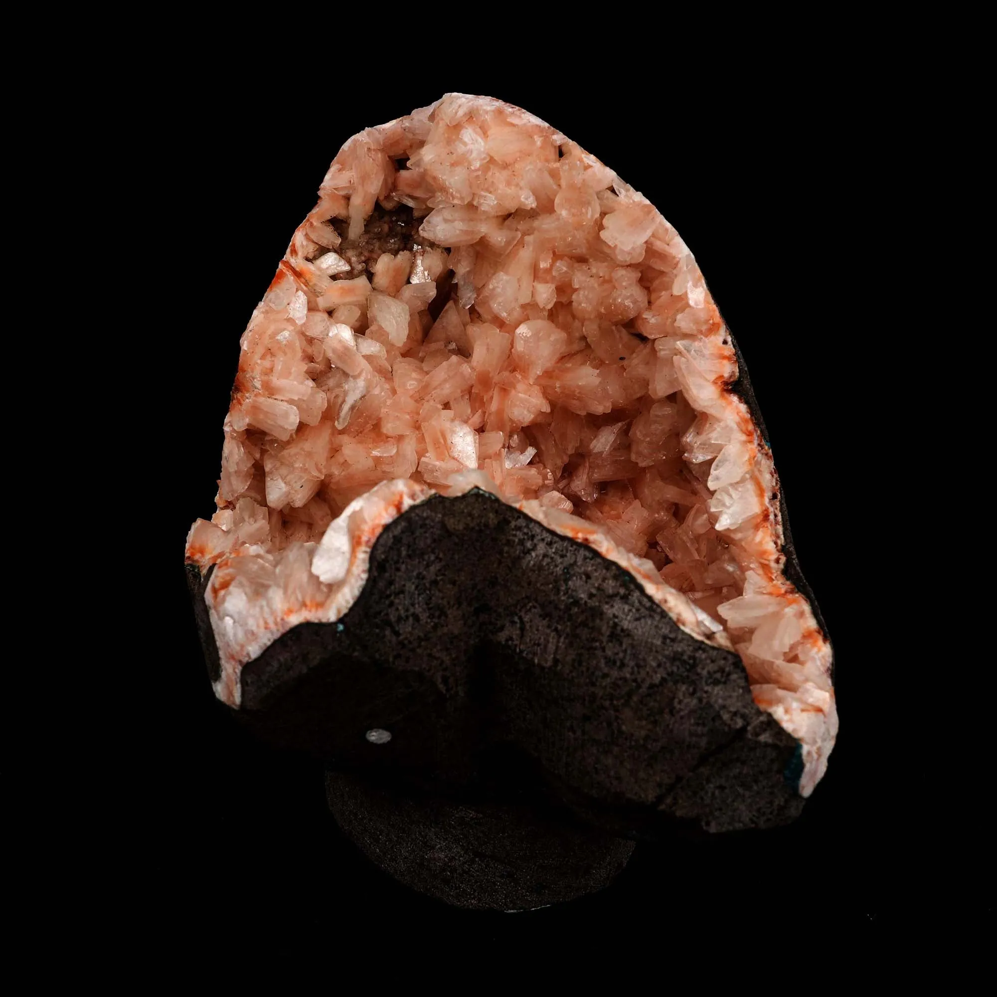 Heulandite Crystal Geode Natural Mineral Specimen - image 1