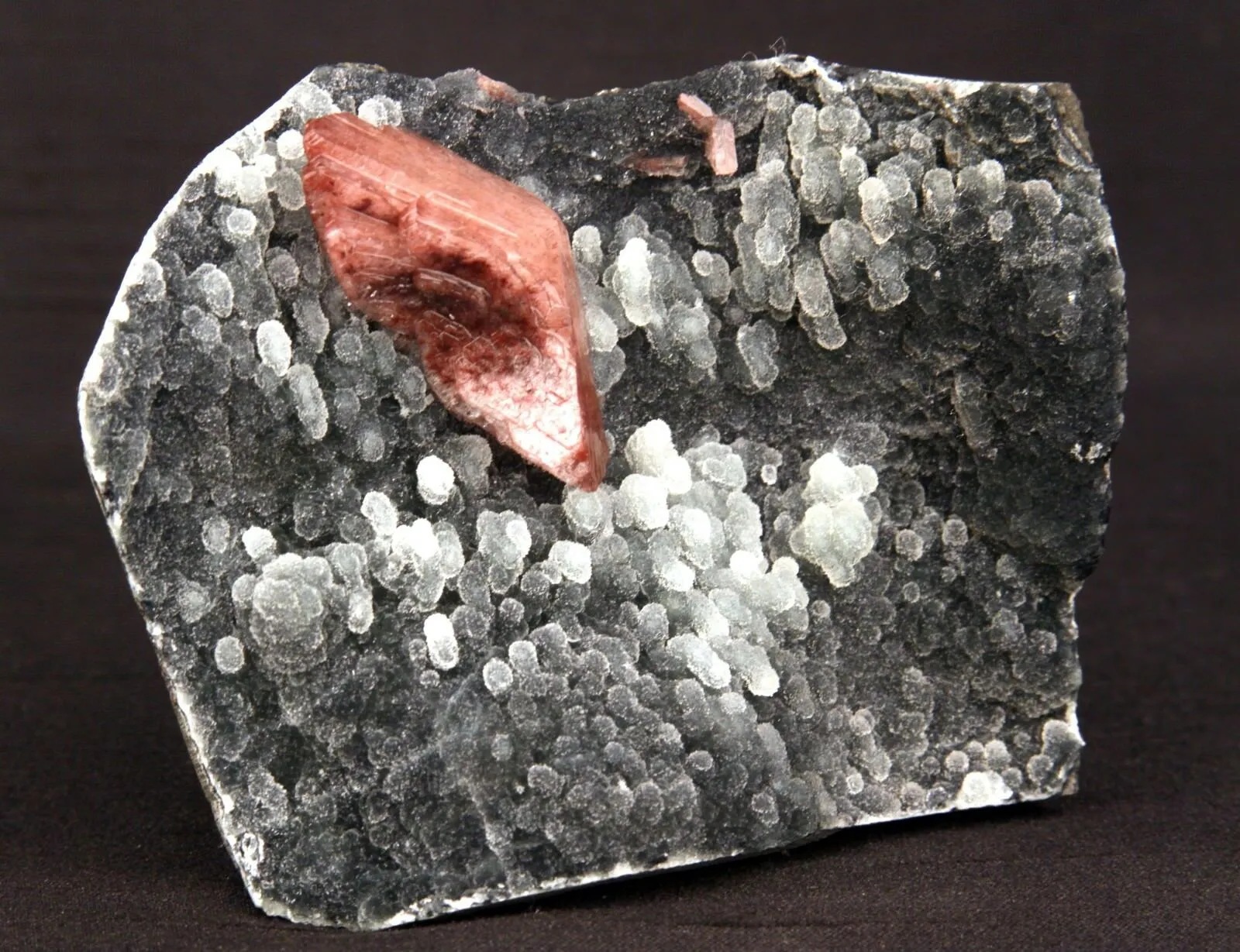 Heulandite Crystal on Stalactite of Chalcedony Natural Minerals Specimen - image 3