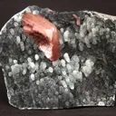 Heulandite Crystal on Stalactite of Chalcedony Natural Minerals Specimen - image 2