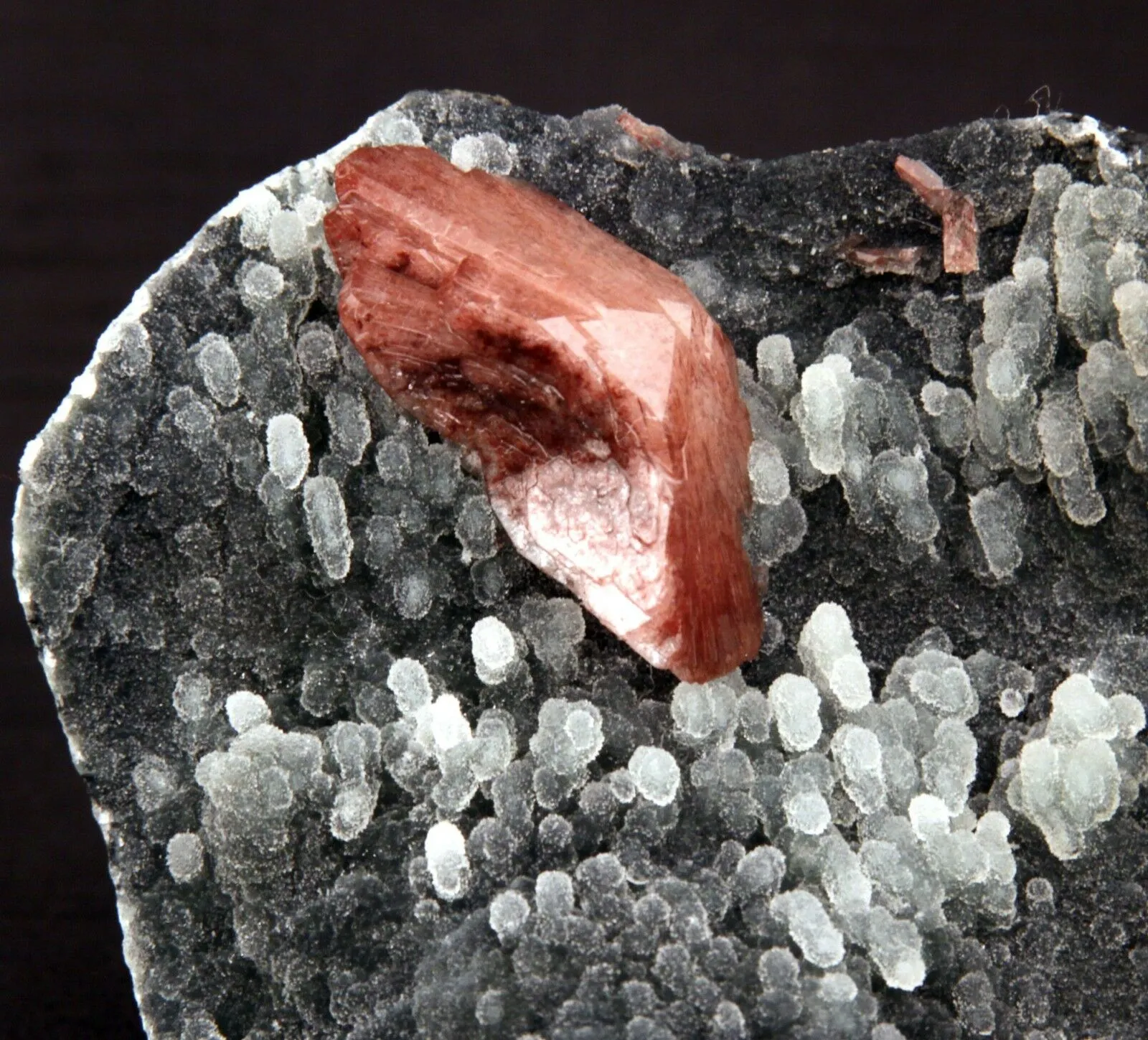 Heulandite Crystal on Stalactite of Chalcedony Natural Minerals Specimen - image 4