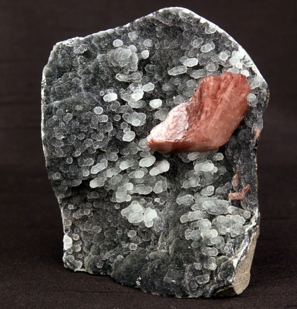 Heulandite Crystal on Stalactite of Chalcedony Natural Minerals Specimen - image 5