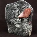 Heulandite Crystal on Stalactite of Chalcedony Natural Minerals Specimen - image 5