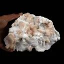 Heulandite crystals on Mordenite Natural Mineral Specimen - image 5