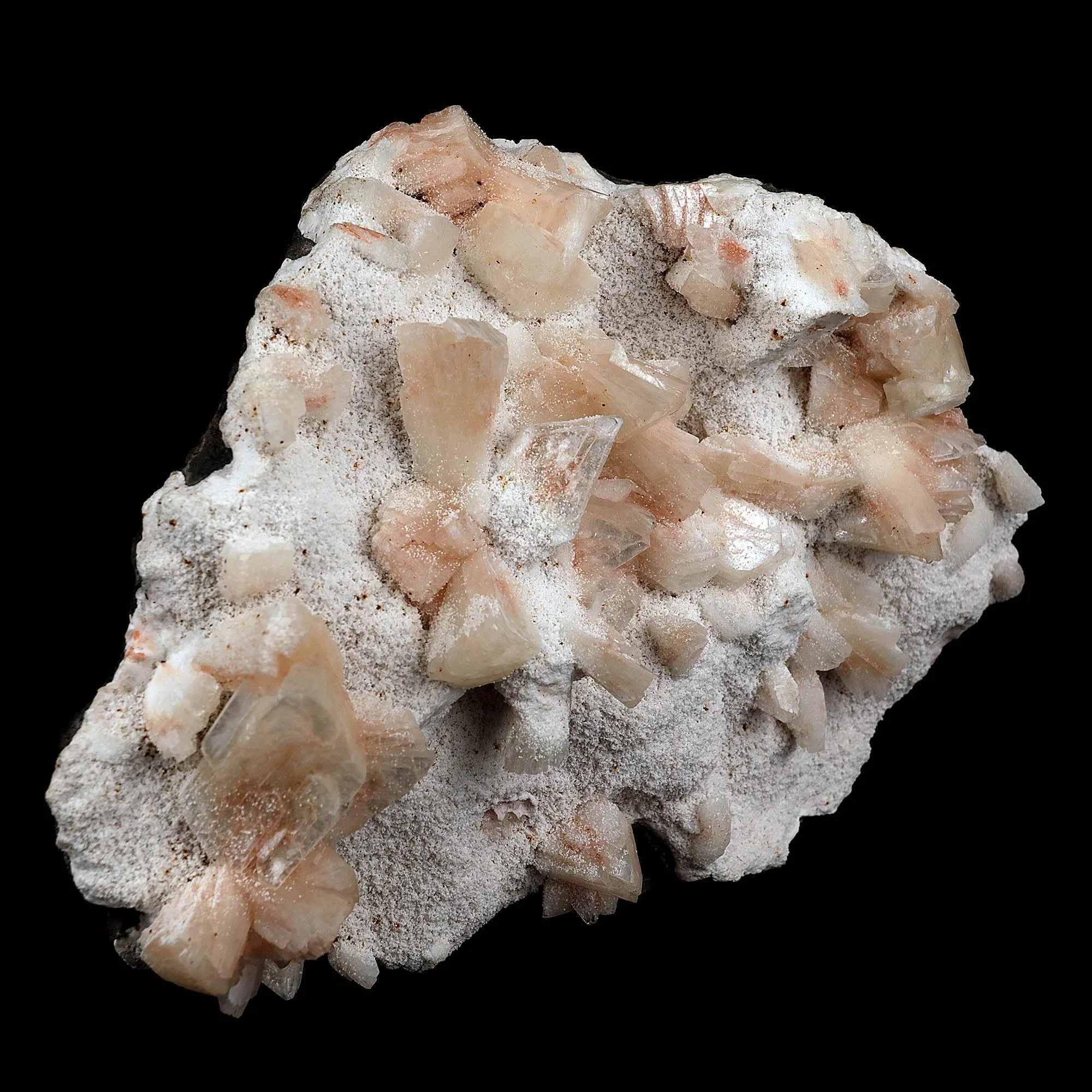 Heulandite crystals on Mordenite Natural Mineral Specimen - image 3