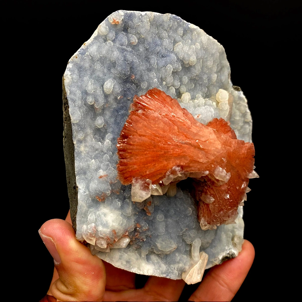 Heulandite from Nashik, Nashik District, Nashik Division, Maharashtra, India - image 3