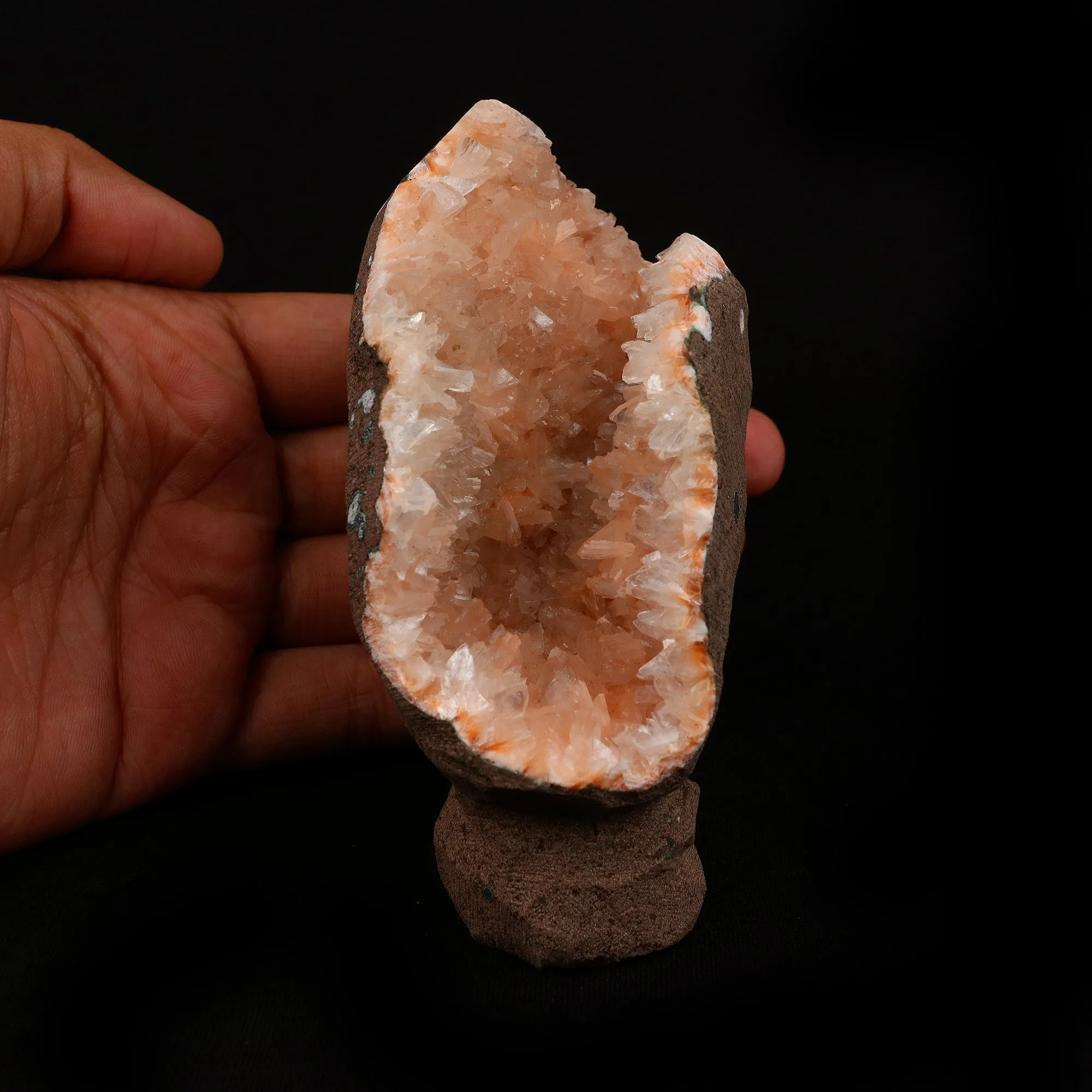 Heulandite Geode Natural Mineral Specimen - image 5