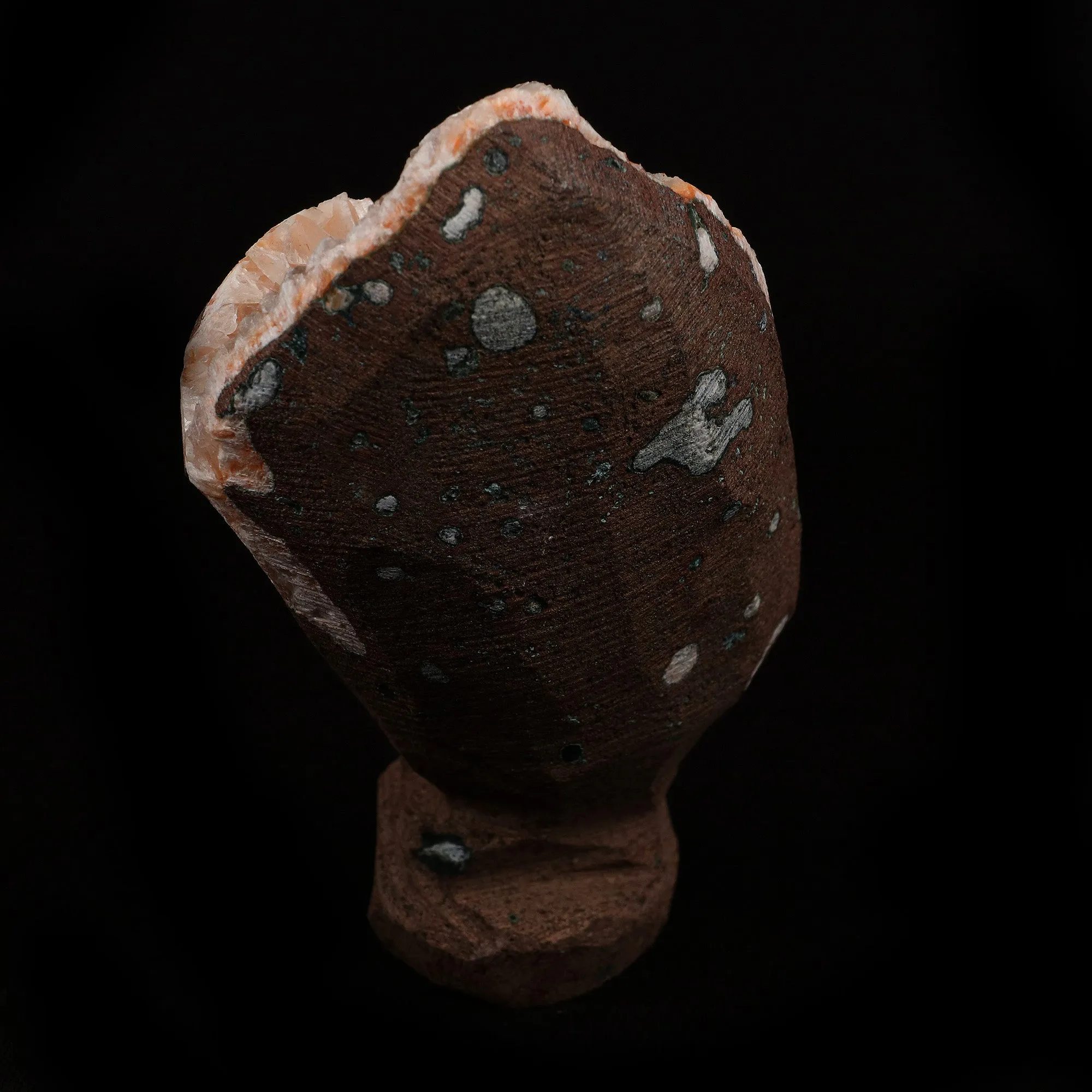 Heulandite Geode Natural Mineral Specimen - image 4