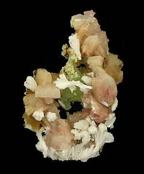 Heulandite, Laumontite, Prehnite image