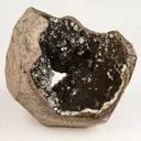 Heulandite on Chalcedony geode Natural Mineral Specimen - image 3