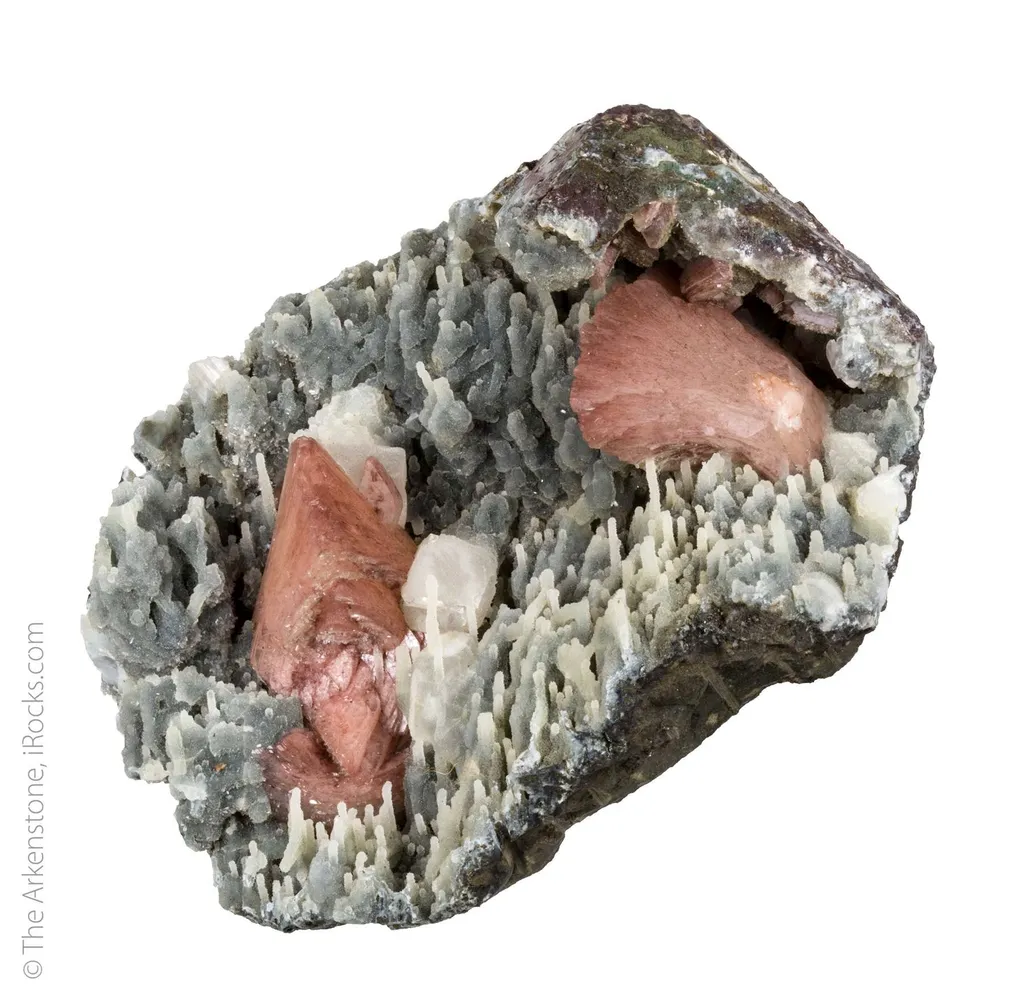 Heulandite on Quartz image