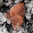 Heulandite Petal with Stilbite Inside Chalcedony Geode Natural Mineral - image 2
