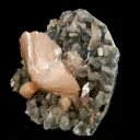 Heulandite Petals in Chalcedony geode Free Standing Natural Mineral Specimen - image 3
