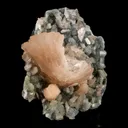 Heulandite Petals in Chalcedony geode Free Standing Natural Mineral Specimen - image 2