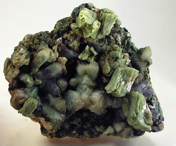 Heulandite, Stilbite-Ca, Celadonite image