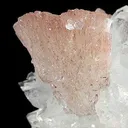 Heulandite, Stilbite on Apophyllite on Calcite - image 2