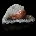 Heulandite wings on MM Quartz Matrix Natural Mineral Specimen - image 2