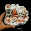Heulandite with Chalcedony Natural Mineral Specimen - image 4
