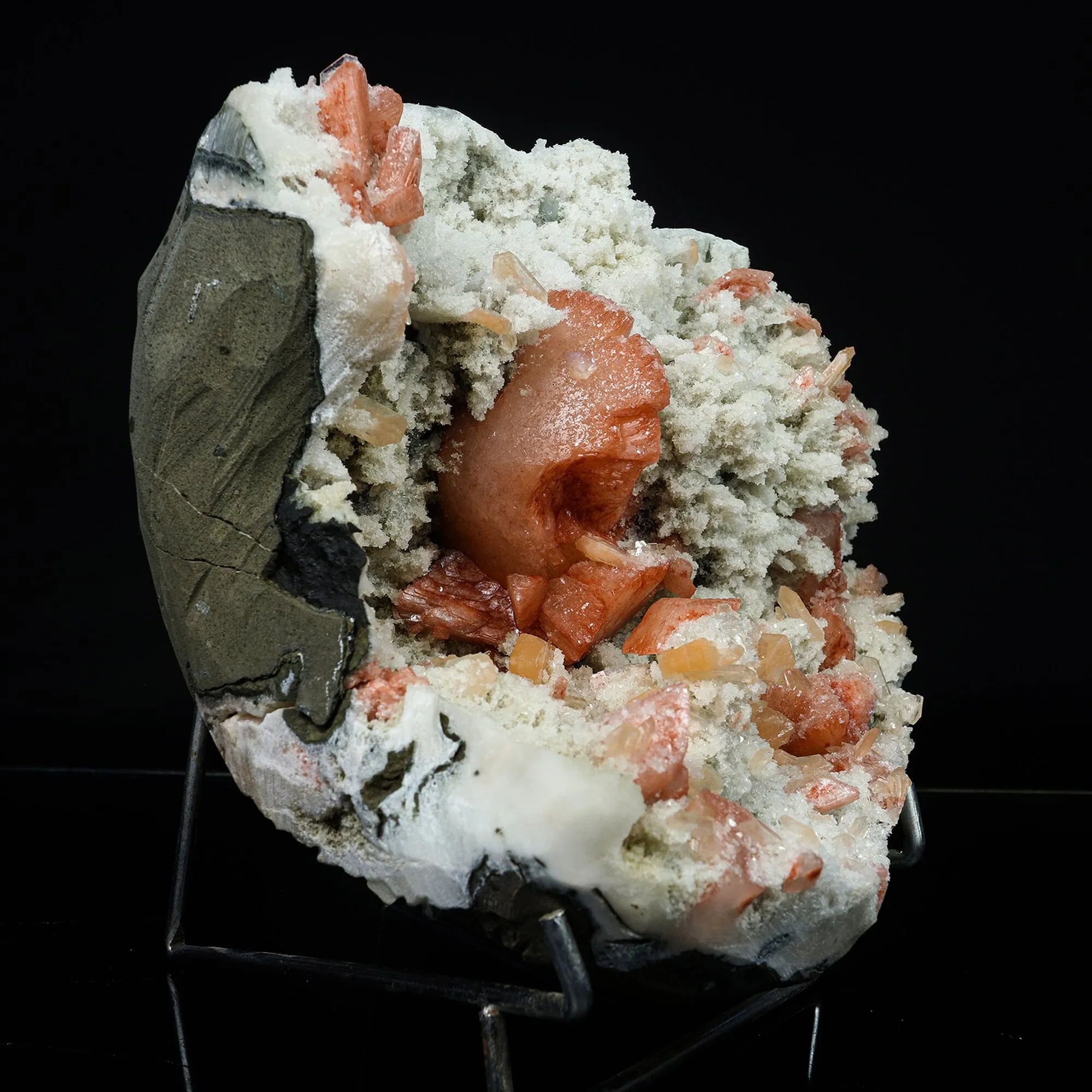 Heulandite with Chalcedony Natural Mineral Specimen - image 2