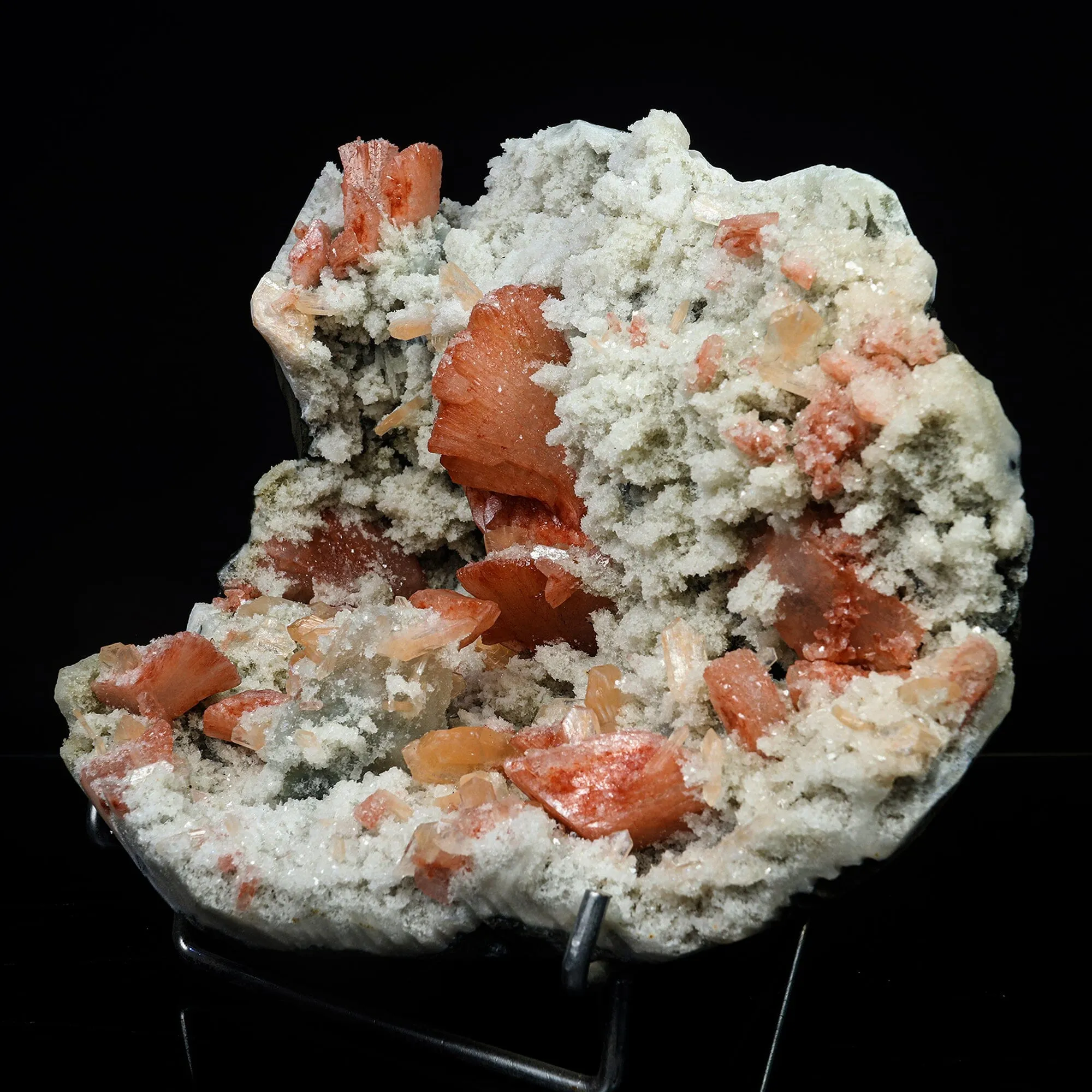 Heulandite with Chalcedony Natural Mineral Specimen - image 3