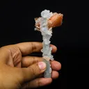 Heulandite with Chalcedony Natural Mineral Specimen - image 5