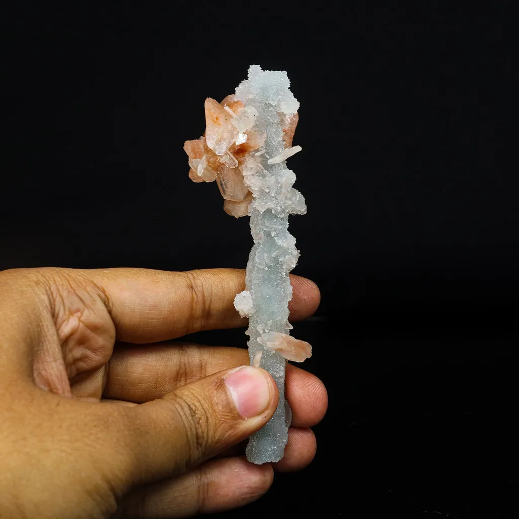 Heulandite with Chalcedony Natural Mineral Specimen - image 4