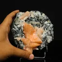 Heulandite with Chalcedony Natural Mineral Specimen - image 3