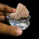 Heulandite with Chalcedony Natural Mineral Specimen USA - image 6