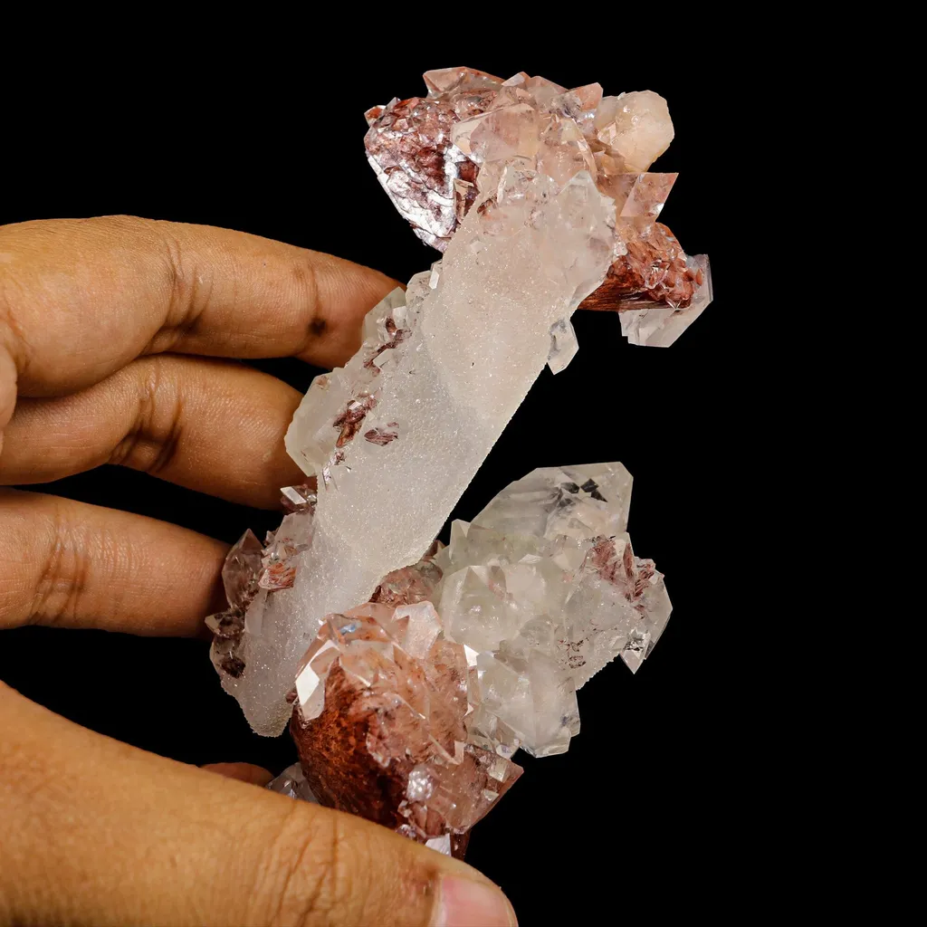 Heulandite With Coated Calcite  Find Natural Mineral Specimen - image 4