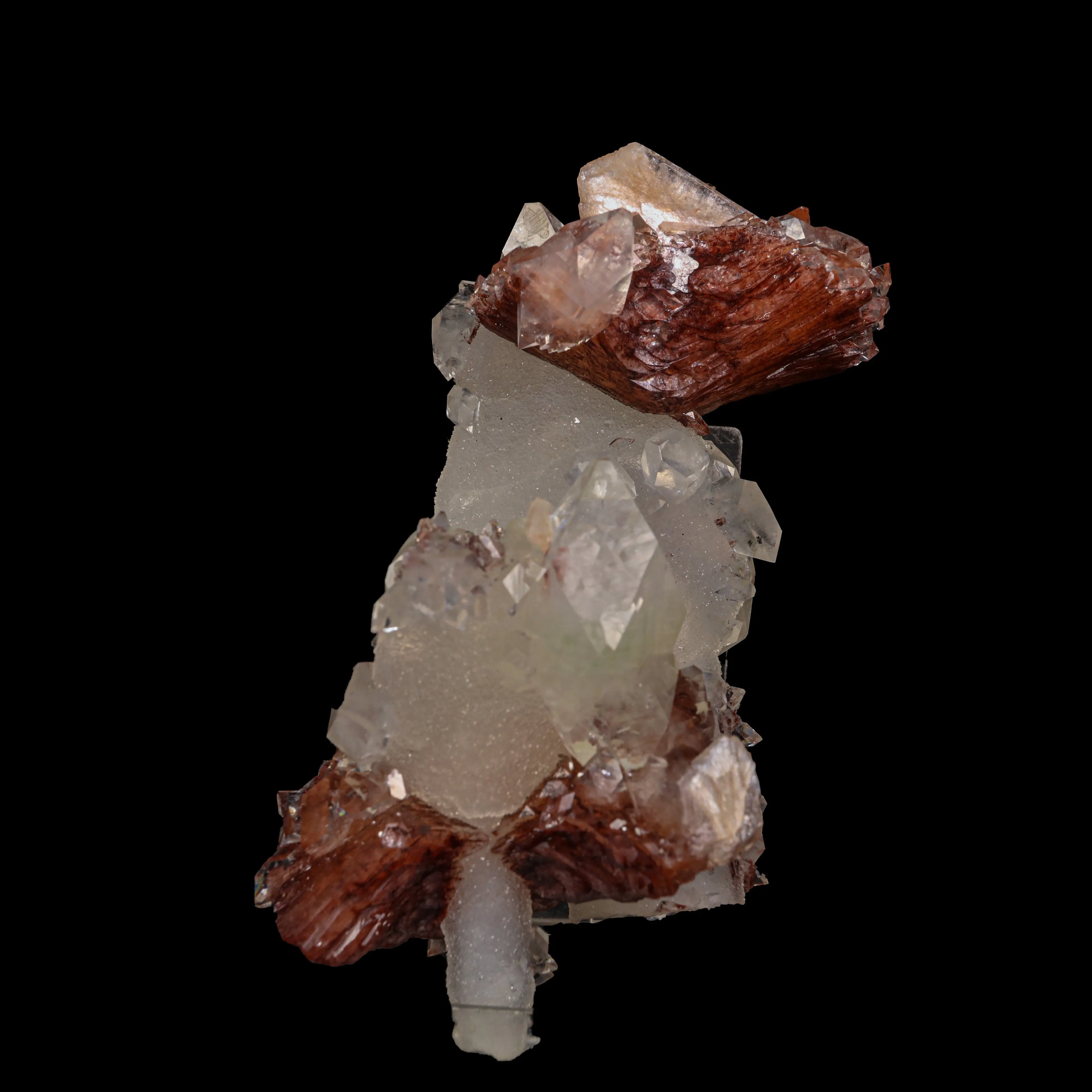 Heulandite With Coated Calcite  Find Natural Mineral Specimen - image 2