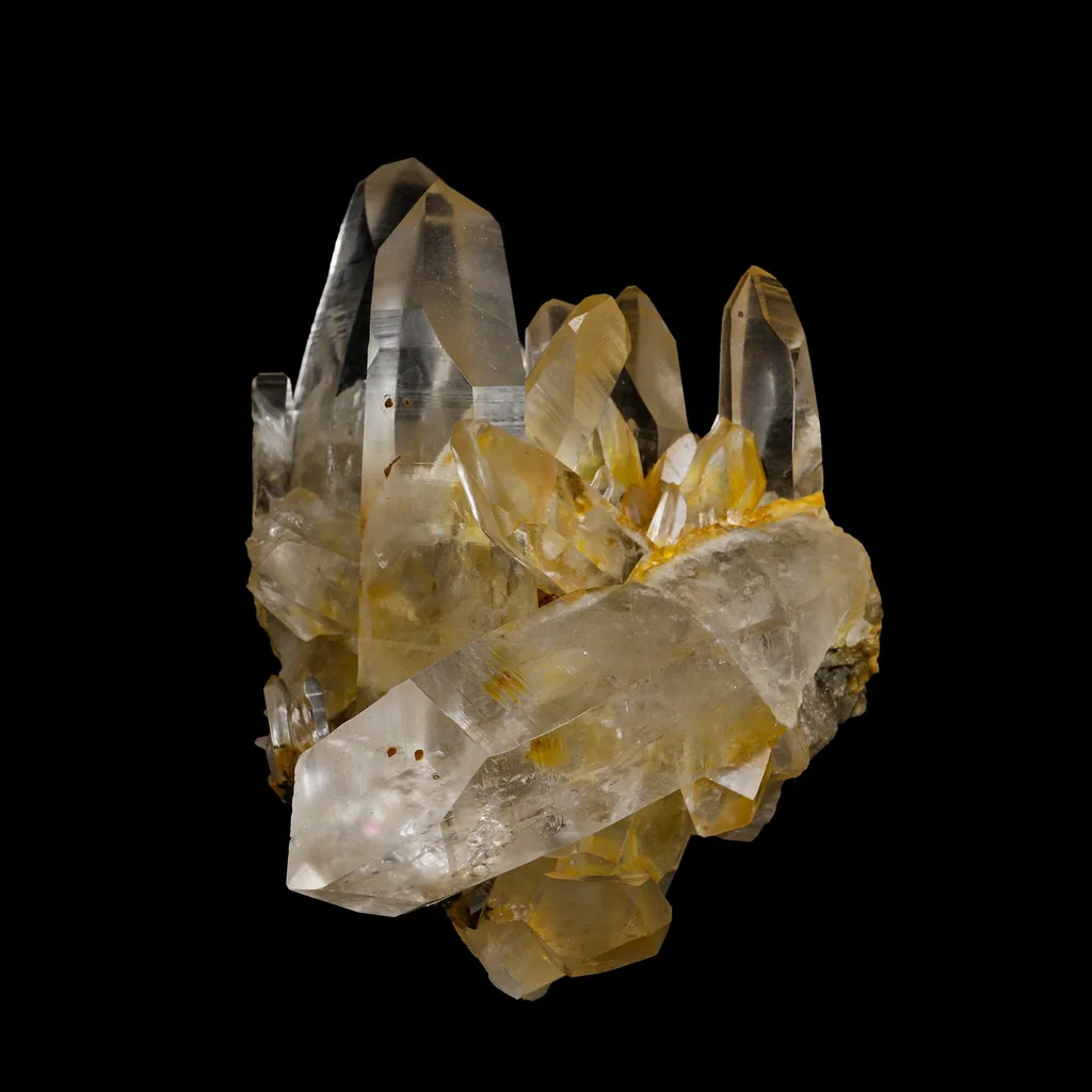 High-Clarity Himalayan Clear Quartz Crystal Cluster – Terminated Lemurian-Style Points  – - image 2