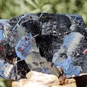 High luster Hematite with large red Rutile from Cavradi Gorge, Sedrun, Switzerland - image 7