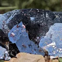 High luster Hematite with large red Rutile from Cavradi Gorge, Sedrun, Switzerland - image 5