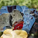 High luster Hematite with large red Rutile from Cavradi Gorge, Sedrun, Switzerland - image 9
