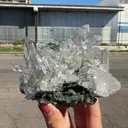 Himalayan Clear Quartz Cluster  Natural Raw Crystal Specimen from India Collector Mineral - image 8