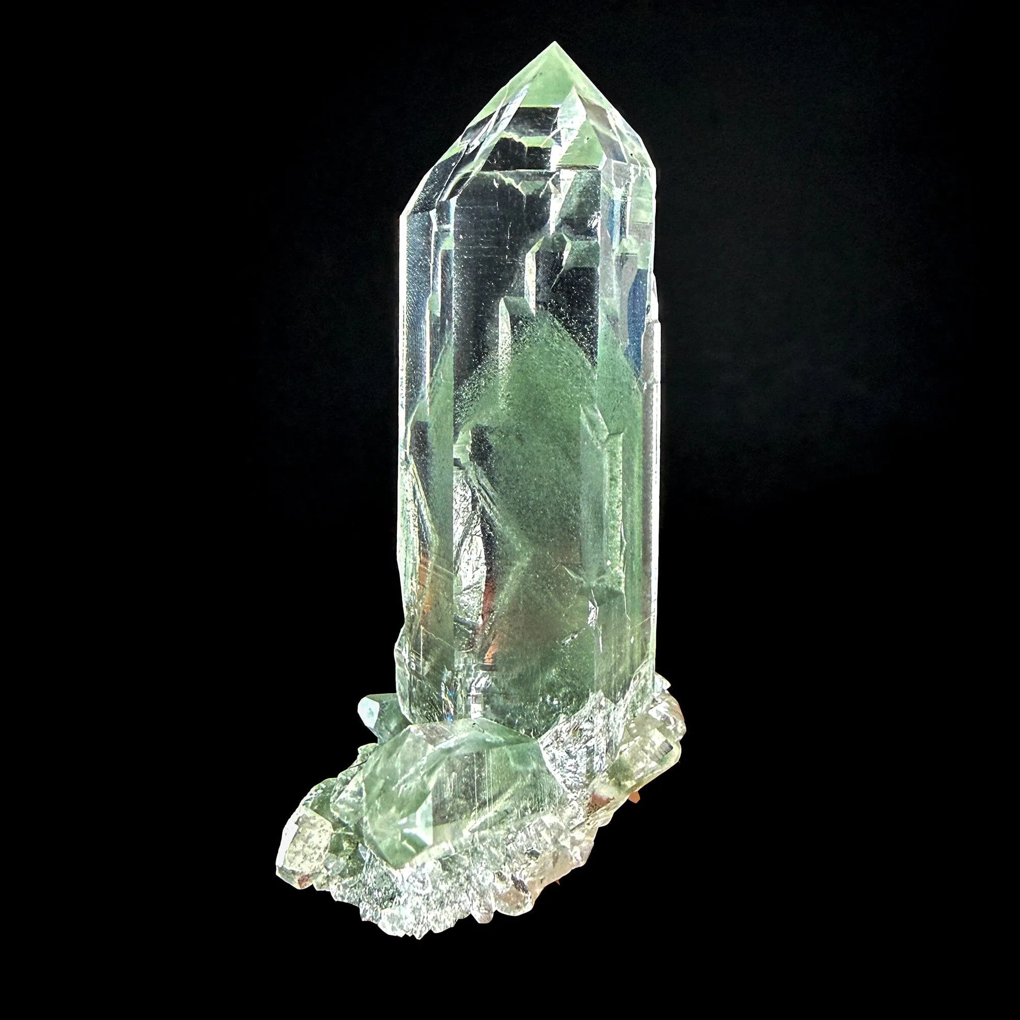 Himalayan Green Phantom Quartz Crystal – Natural Indian Phantom Quartz Point | Collector Grade Raw Mineral Specimen - image 2