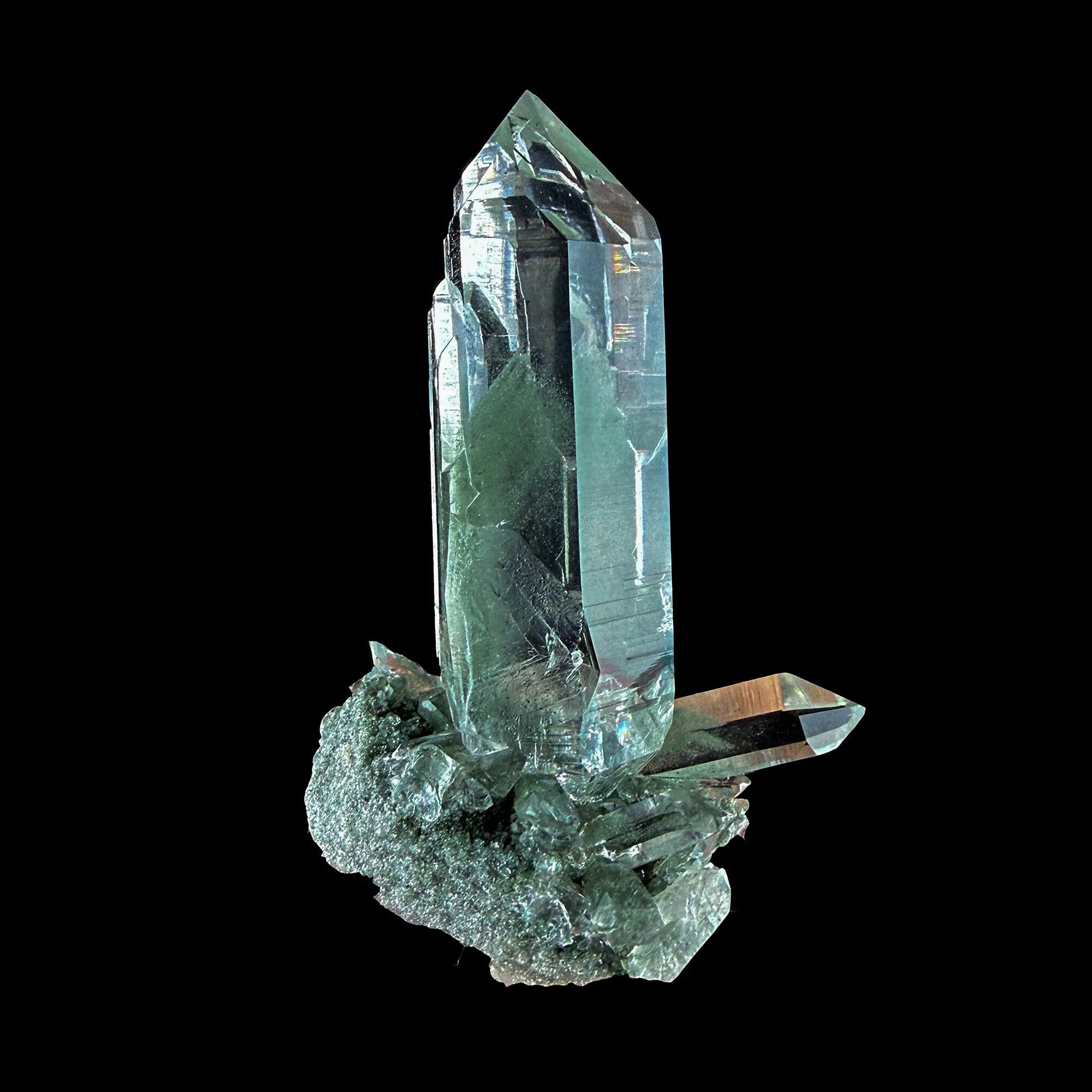 Himalayan Green Phantom Quartz Crystal – Natural Indian Phantom Quartz Point | Collector Grade Raw Mineral Specimen - image 7
