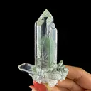 Himalayan Green Phantom Quartz Crystal – Natural Indian Phantom Quartz Point | Collector Grade Raw Mineral Specimen - image 5