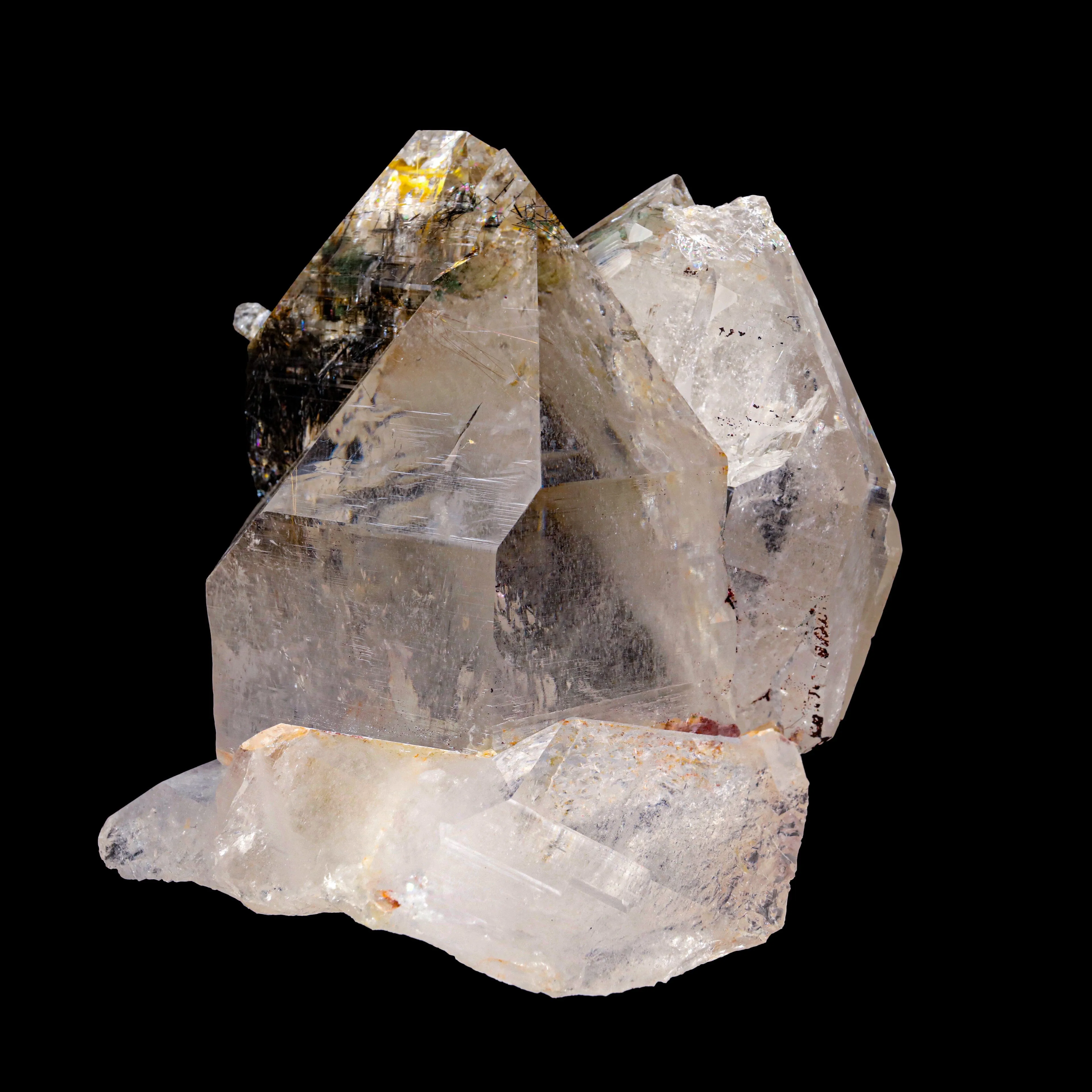 Himalayan Quartz Black Rutile Natural Mineral Specimen USA - image 3