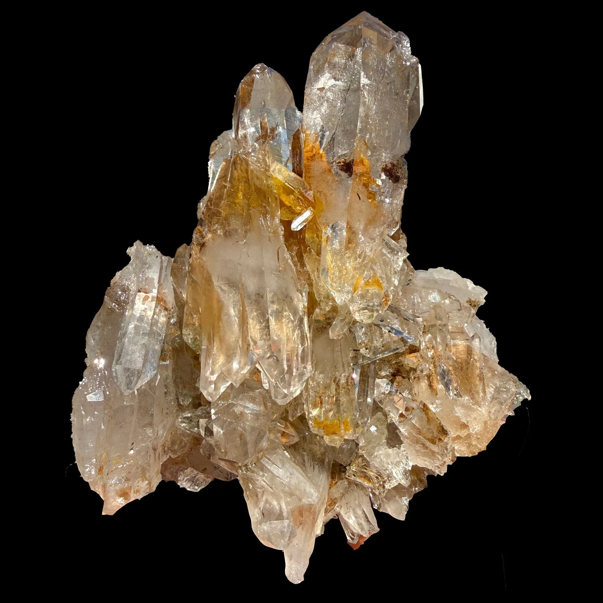 Himalayan Quartz Crystal Cluster – Natural Indian Raw Quartz Specimen | Golden Healer Style Collector Mineral Display Piece - image 1
