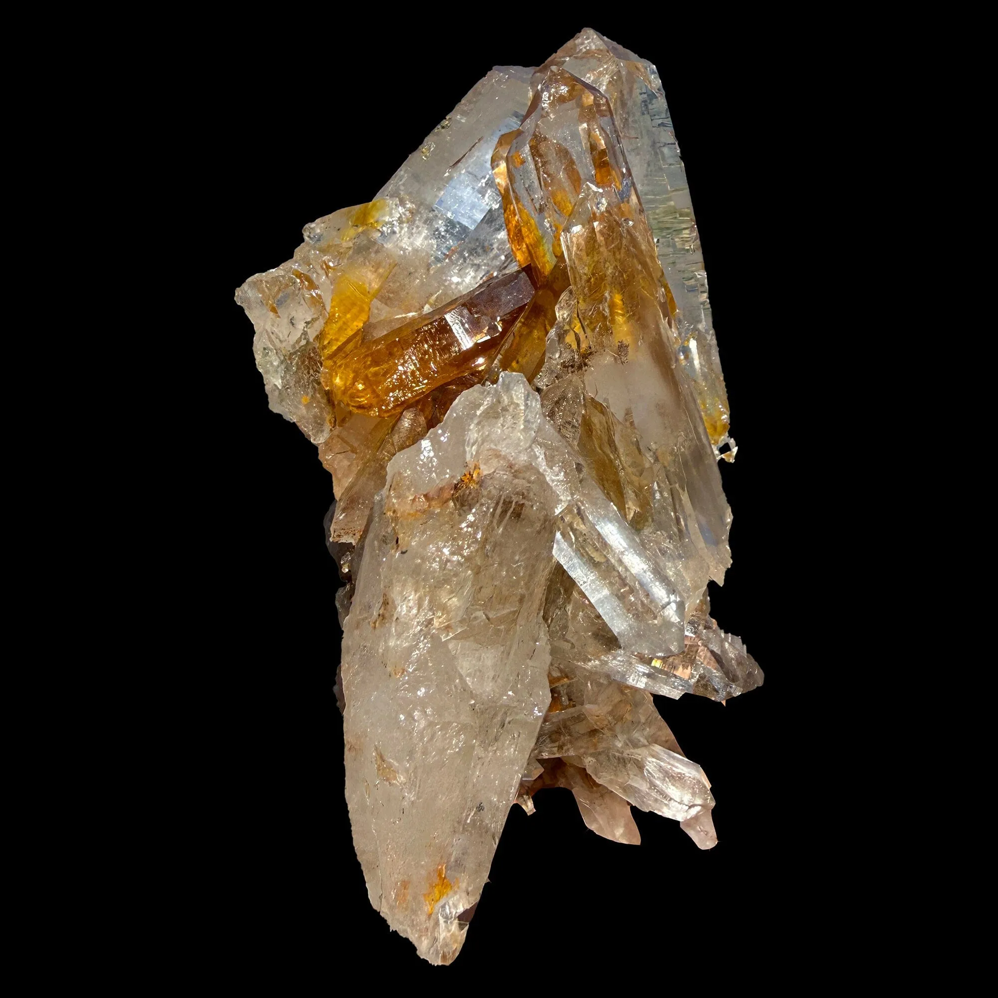 Himalayan Quartz Crystal Cluster – Natural Indian Raw Quartz Specimen | Golden Healer Style Collector Mineral Display Piece - image 7