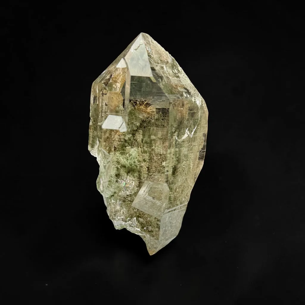 Himalayan Quartz with Golden Rutile image