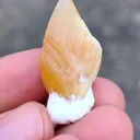 Honey calcite on Okenite. - image 3