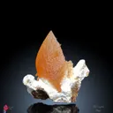 Honey Calcite On Okenite - image 1