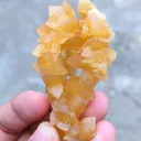 Honey calcite Tree With Barite. - image 4