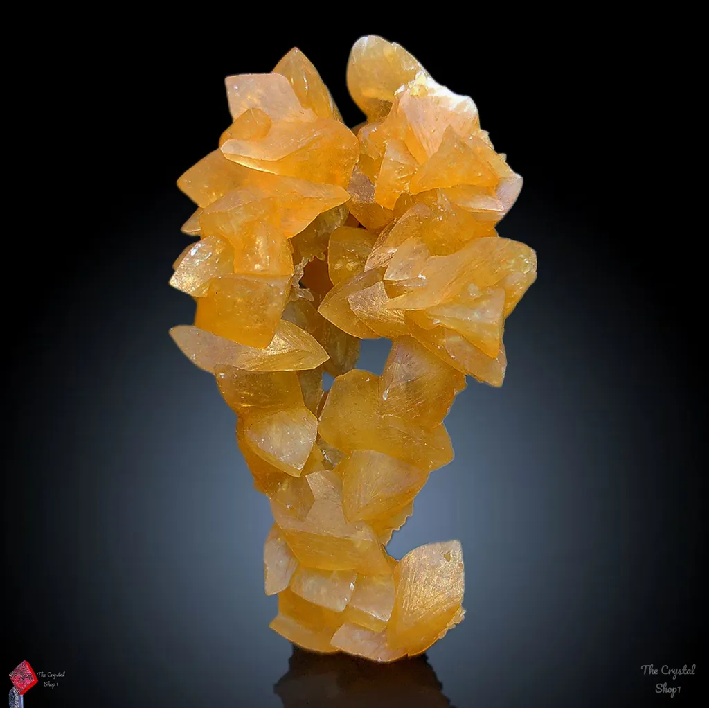 Honey calcite Tree With Barite.