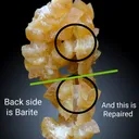 Honey calcite Tree With Barite. - image 2