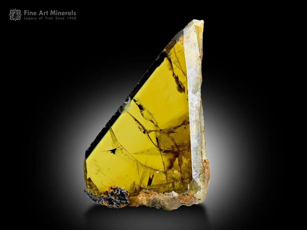 Honey Titanite Crystal from Pakistan - image 2
