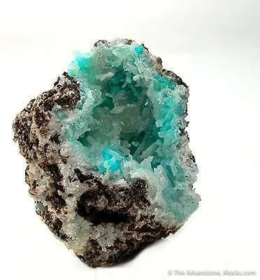 Hopeite in Smithsonite image