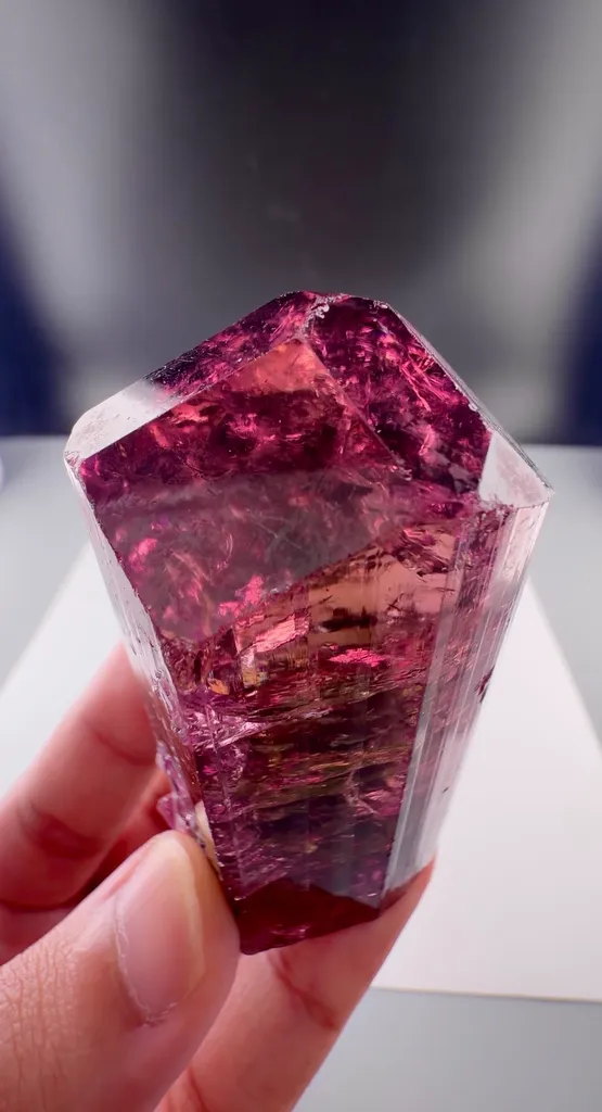 Hot pink Tourmaline from Brazil - image 3